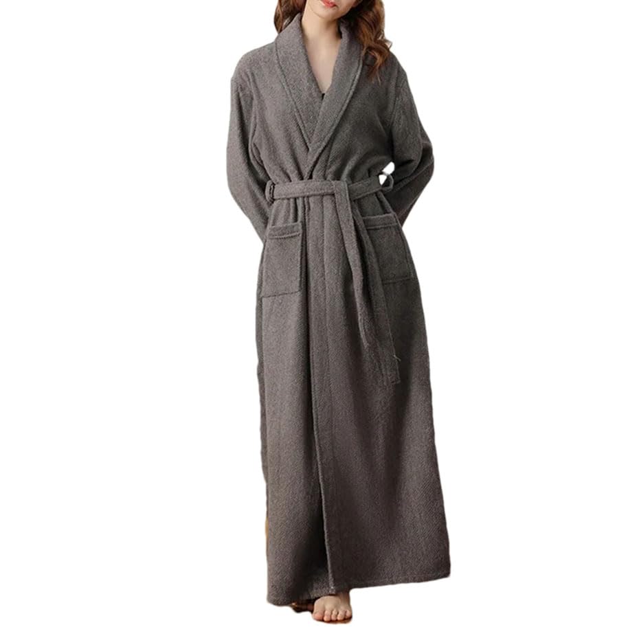Womens Cotton Lovers Soft Bath Robe Men And Women Nightrobe Bath Robe Sleepwear Casual Home Bathrobe