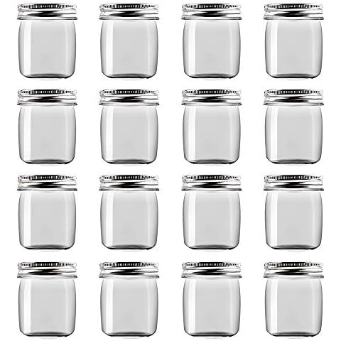 novelinks 8 Ounce Plastic Jars Cover