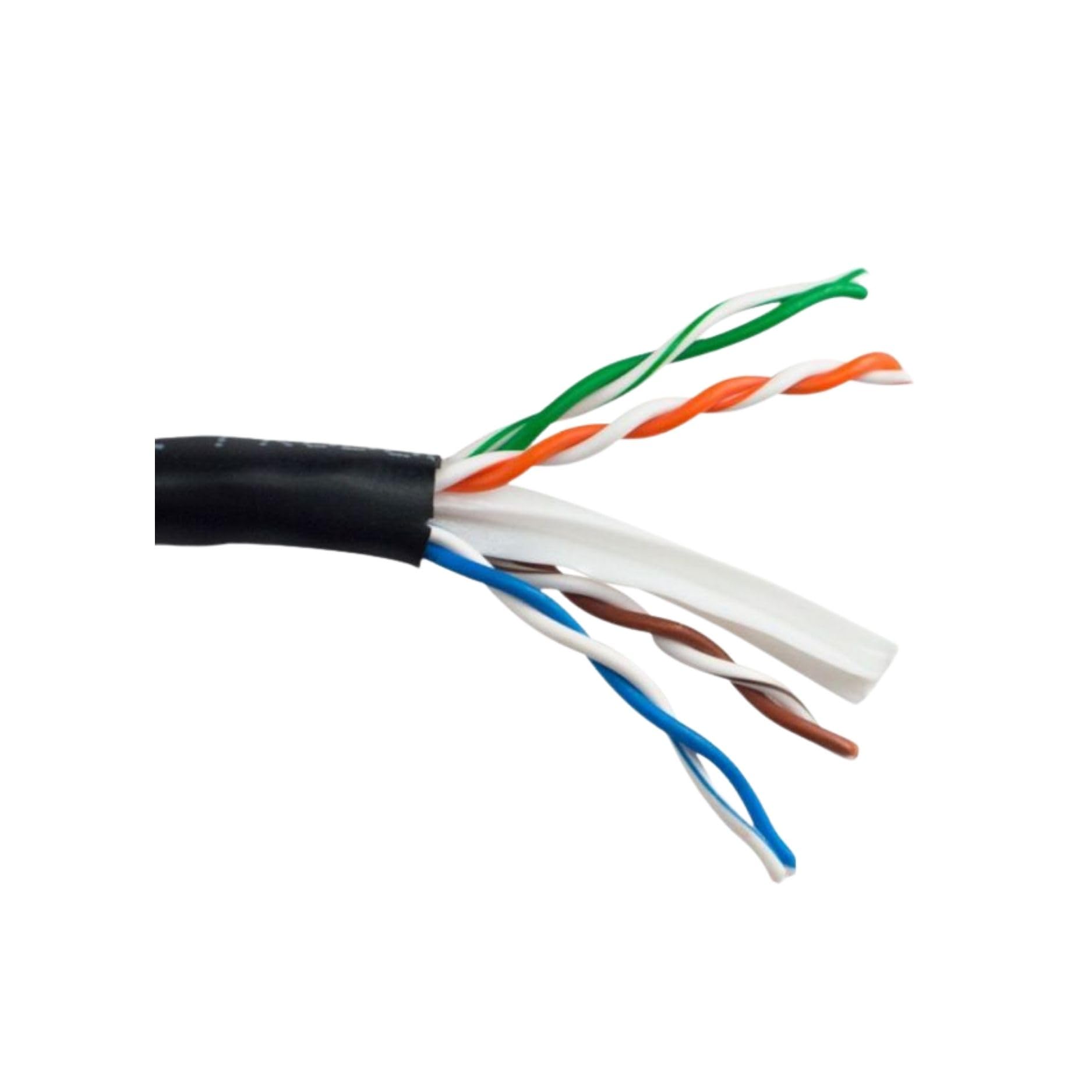 Simply45 SCP CAT6 Enhanced 550 MHz 23 AWG Solid BC, 4PR, UTP, CMR ETL, PVC JKT, nero, 300 m, CAT6-BK-ETL