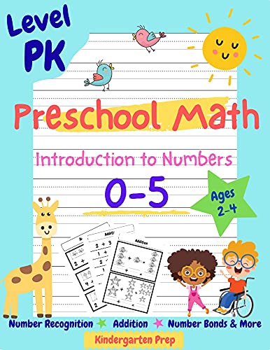 Preschool Math: Introduction to Numbers 0-5: Kindergarten Prep for Pre ...