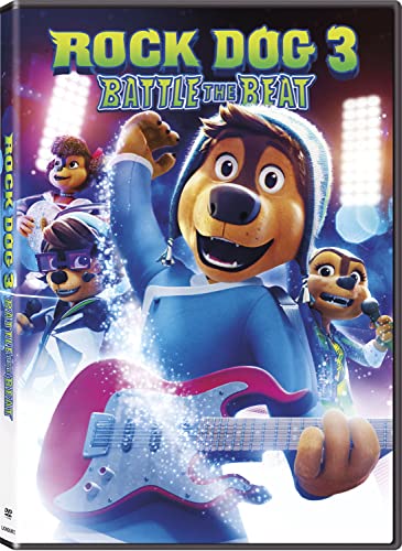 Rock Dog 3 Battle the Beat DVD importación USA película infantil de animación para la familia 2