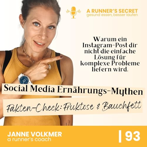 93 | Social Media Ern&auml;hrungsmythen im Faktencheck: Fruchtzucker, Obst & Bauchfett (Teil 1) &ndash; Warum ein Instagram-Post dir nicht die einfache L&ouml;sung f&uuml;r komplexe Probleme liefern wird