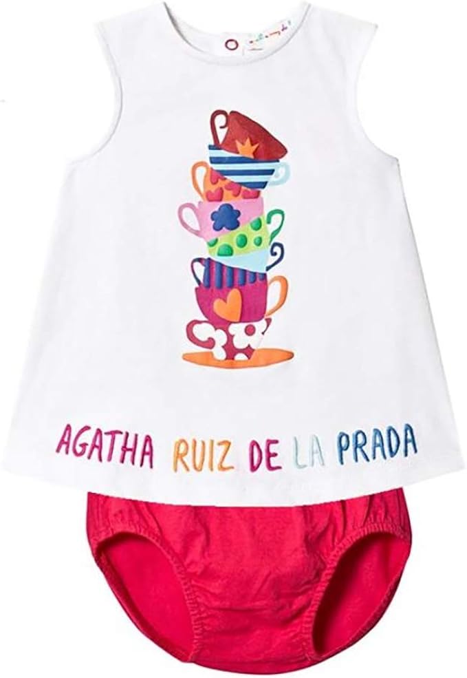 Agatha Ruiz De La Prada - Vestido para niña, Classic, 9 meses : Ropa,  Zapatos y Joyería - Amazon.com