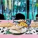 Oudain 6 Pcs Cow Tablecloth for Party Cowgirl Cow Table Runner Print Toy Rectangular Birthday Party Inspired Story Decorations Supplies (Pink)