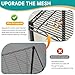 SINGAYE Metal Shelves Wire Shelving：Storage Rack Standing Units Shelf for Kitchen Laundry Bathroom Closet Organizers Pantry Narrow Mesh Adjustable 10