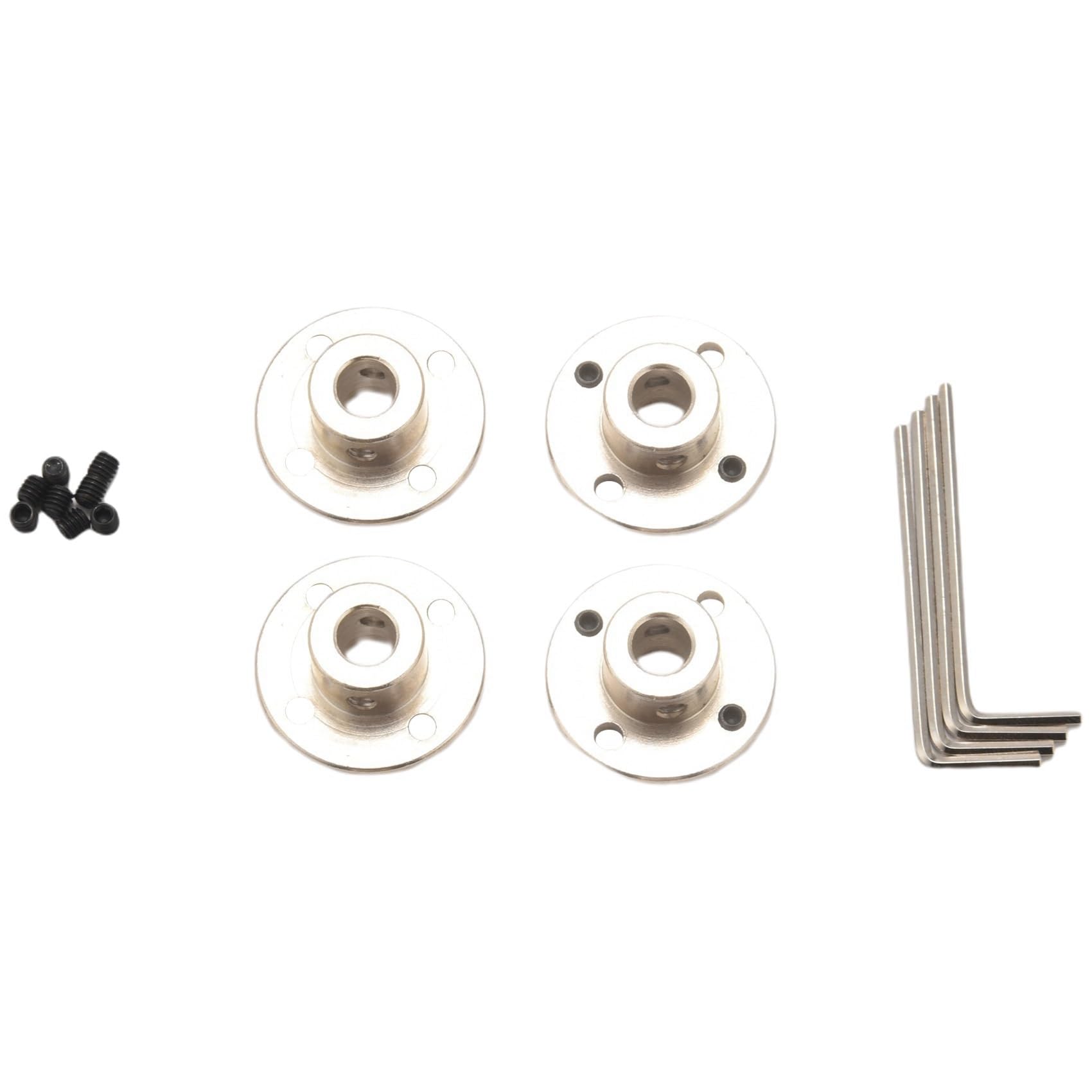 Lot de 8 connecteurs d'embrayage à bride de 8 mm, accessoires pour modèles de guidage rigides, raccords d' d'arbre
