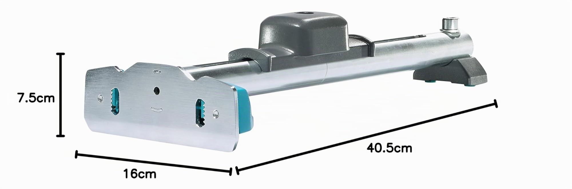 wolfcraft 3-in-1 Hammer-Zugeisen für Laminat & Parkett | Schlagholz, Hammer und Zugeisen vereint – einstellbar ab 7 mm Paneelstärke, zum Verbinden der Dielen - 6945000