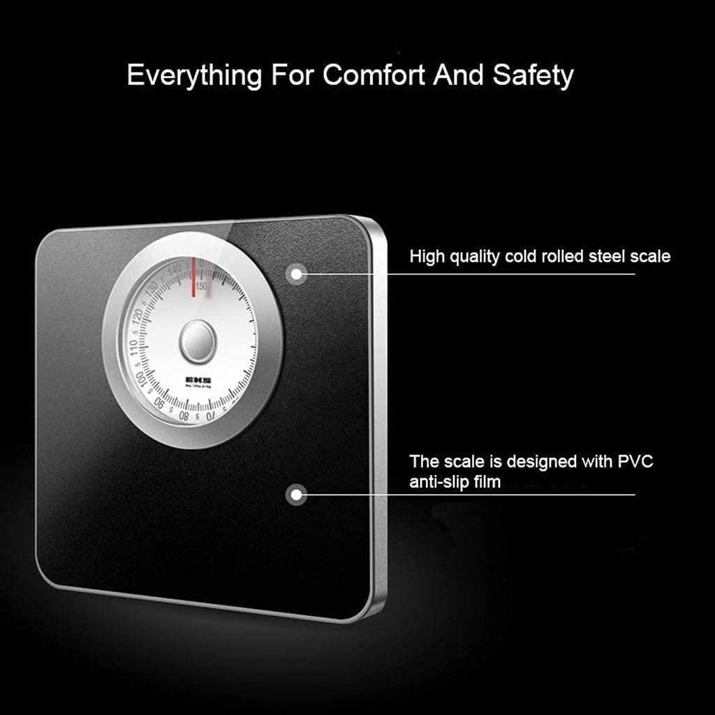 Digital Scale, Mechanical Weighing, no Battery, high-Precision Sensor, Large Display Rotary dial Smart Bathroom Scales Precision Mechanical Scales Home Weight Spring Scales
