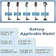 Moccdor 3500mAh 22.2V Ersatz Lithium-Ionen-Akku für Hoover Freedom Serie FD22G 011 FD22RP 011 FD22L 001 Kompatibel mit Batteriemodell 35601729