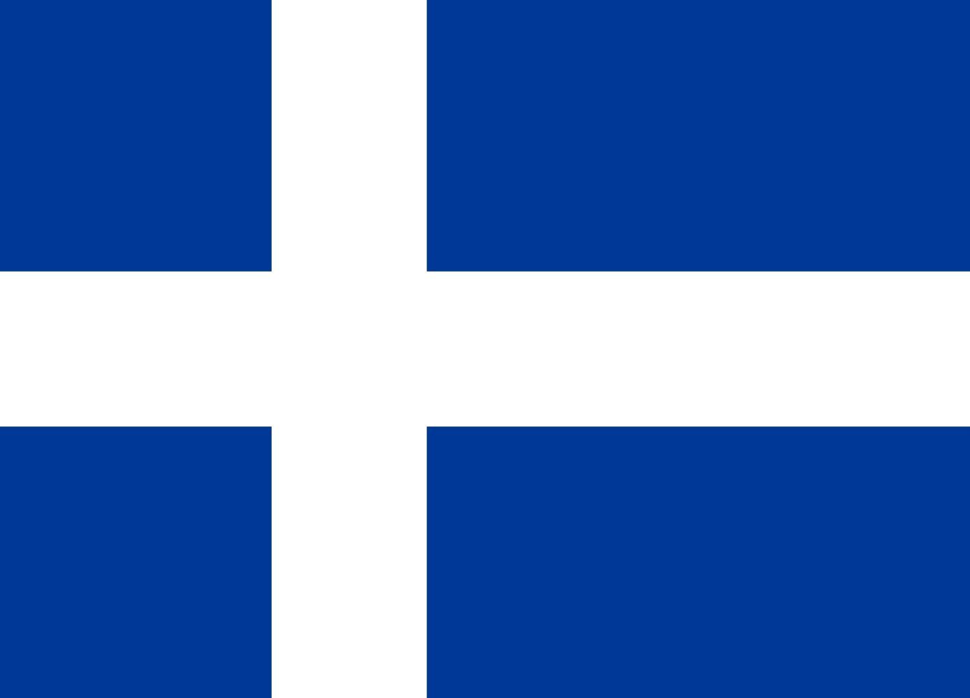 Drapeau Hvítbláinn grand format pour paysage extérieur