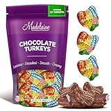 Madelaine Milk Chocolate Turkey Candy β Individually Foil-Wrapped Thanksgiving Chocolates β Fall Holiday Treats & Decorations β 12 oz Bag (Approx. 32 Pieces)
