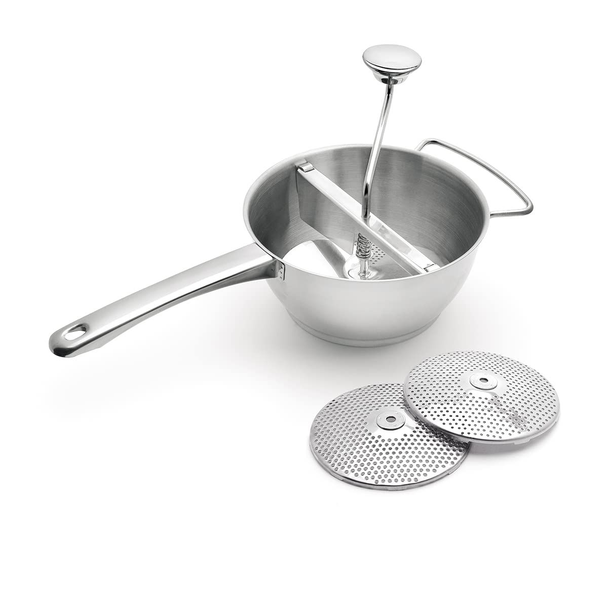 Giannini Extragourmet Passaverdura con 2 trafile da 2 e 3 mm Acciaio inox ø 20 x h 19 cm