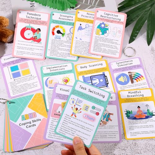 25 Pcs ADHD Coping Skills Cards
