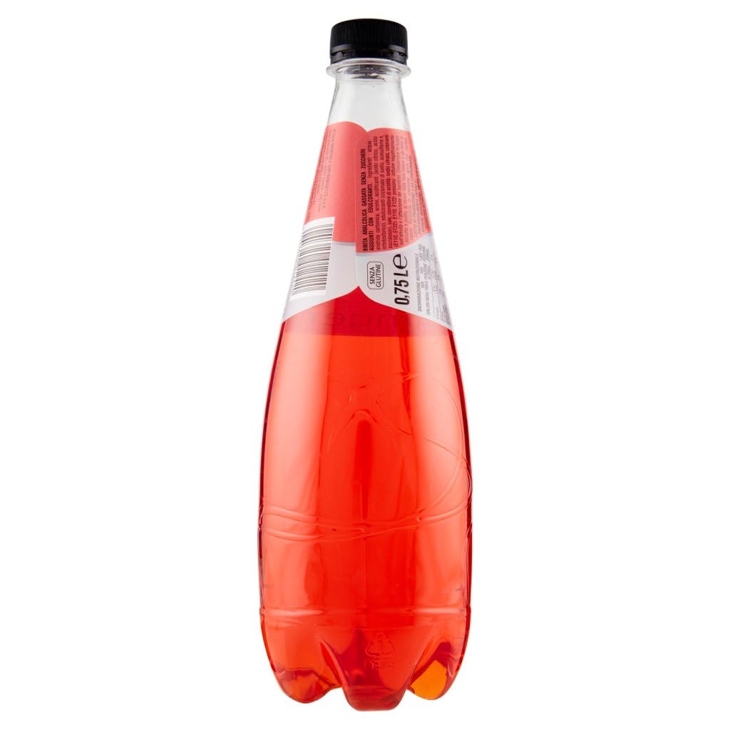 San Benedetto Ginger Zero PET Aperitivo ohne Zucker 12x 0,75l Softdrink, Erfrischend Aperitiv-Aperif Sugarfree + Italian Gourmet Polpa 400g