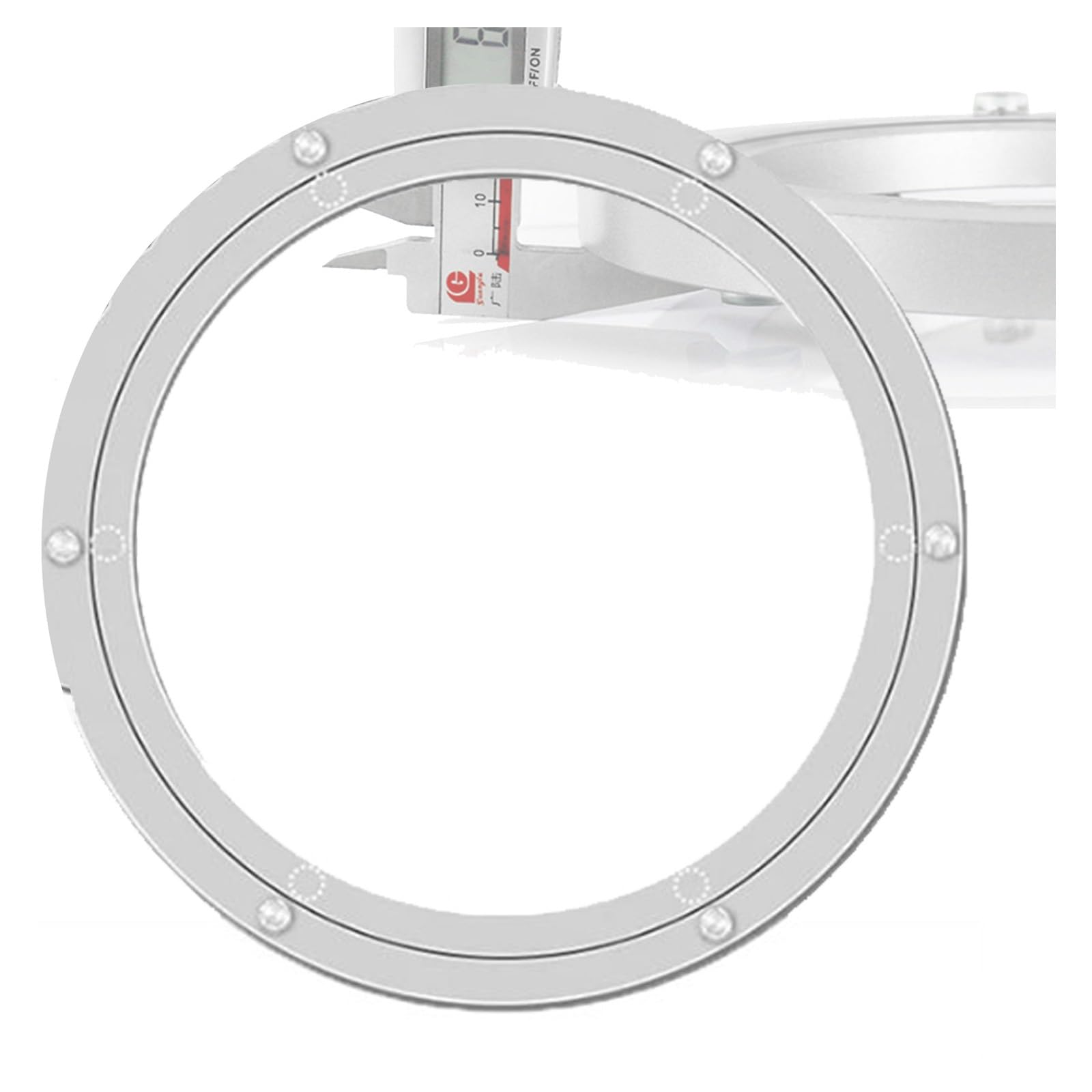 Silent Dining Table Turntable Base Aluminum Alloy Rotating Core Round Table Bearing, Lazy Susan Kitchen Base Rotating Plate(17.7inch)