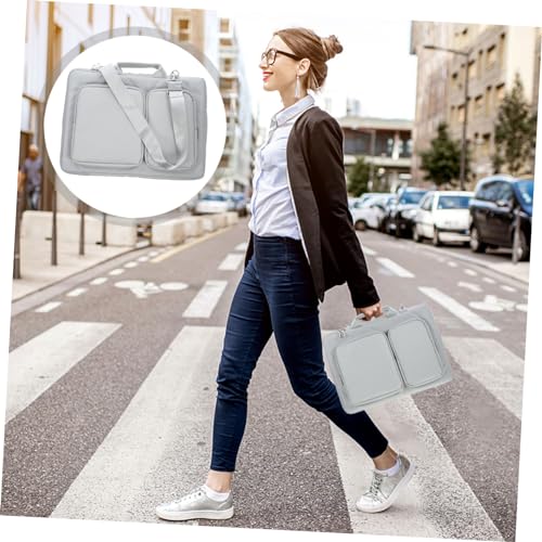 Funda para laptop portátil gris Uonlytech impermeable miniatura 6