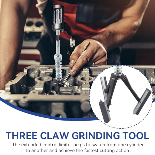 Zylinderhonen, 32 mm bis 90 mm Motorzylinder-Honwerkzeug 3 Backen verstellbar für Autos, Lastwagen, Busse, Traktoren, Industriemotoren