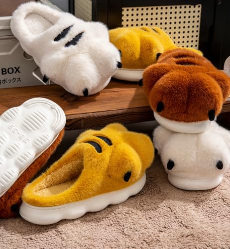Plush Animal Paw Slippers Funny Novelty Tiger Claw Slippers Cozy Furry Warm Gifts for Halloween Christmas4