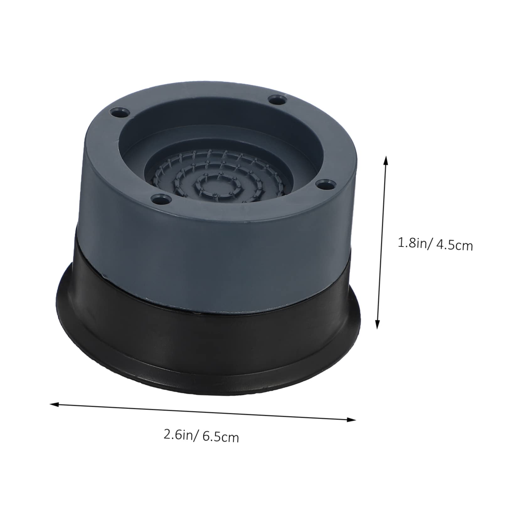 ARTIBETTER Washer and Dryer Foot Pads 4pcs Anti-vibration Noise Dampening Washable Non-slip Elevating Pad for Machines