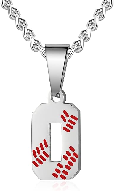 Amazon.com: Baseball Number Necklace 