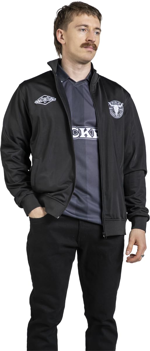 W:O:A Wacken Open Air Soccer Trackjacket Männer Trainingsjacke schwarz