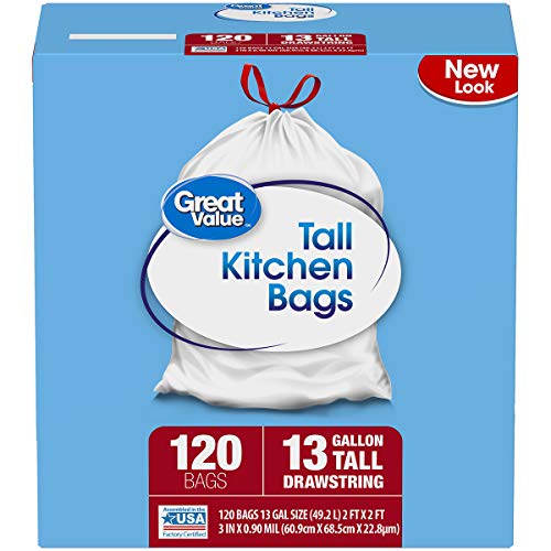 List of Top Ten Best Great Value Trash Bag Top Picks 2023 Reviews