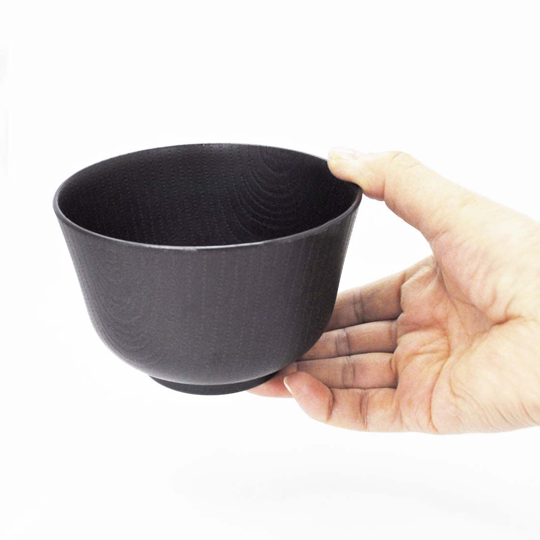 Amazon.co.jp: イシダ(Ishida) PC 汁椀 羽反 黒 食洗機対応 レンジ対応