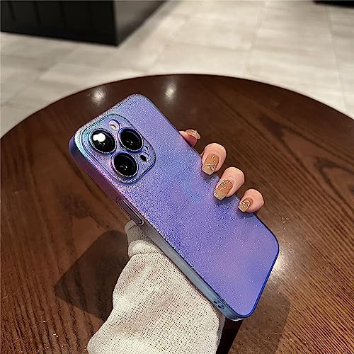 Coque iPhone 13 Pro Max violette ENILSA transparente dégradée en acrylique