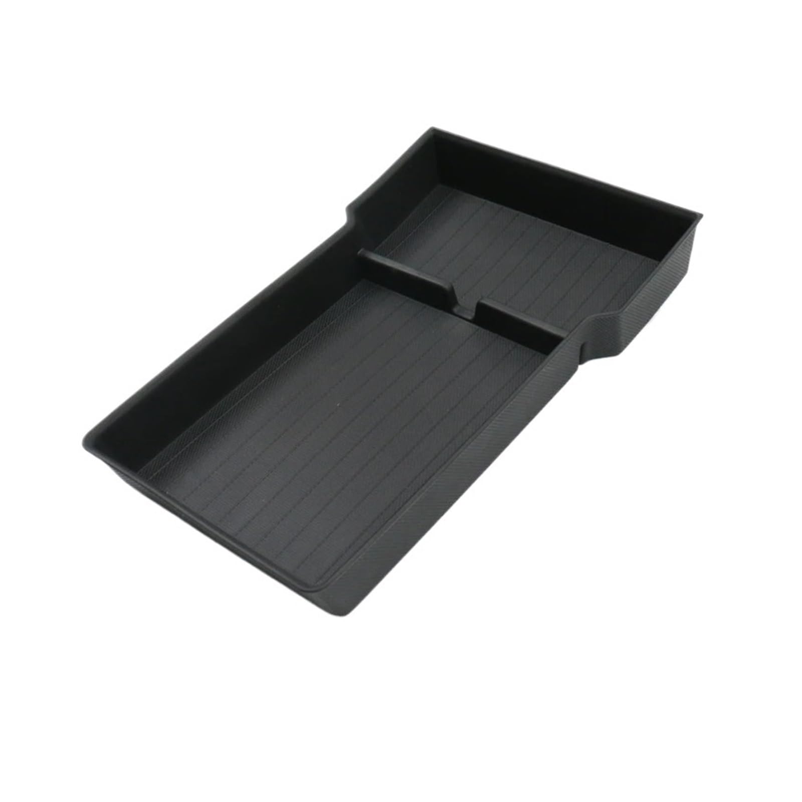 SHENHUO Car Armrest Box For Tesla For Model 3 Highland 2024 Center Console Storage Box Organizer Tray Armrest TPE Anti-slip Mat(Armrest Lower Black)