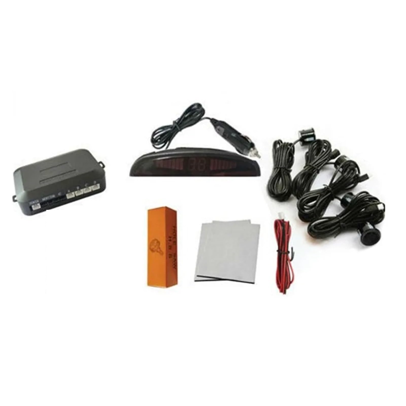 sensore parcheggio PDC Sensore Parcheggio LED Parktronic Per Auto Wireless Posteriore Con Display Del Rilevamento Monitor Radar Backup A 4 Retromarce