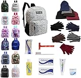 Bulk Case of 12 Backpacks, 12 Winter Item Sets...