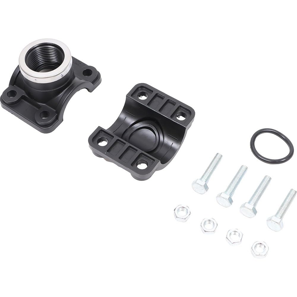 Abrazadera toma PE HDPE 25-110mm rosca inox rápida