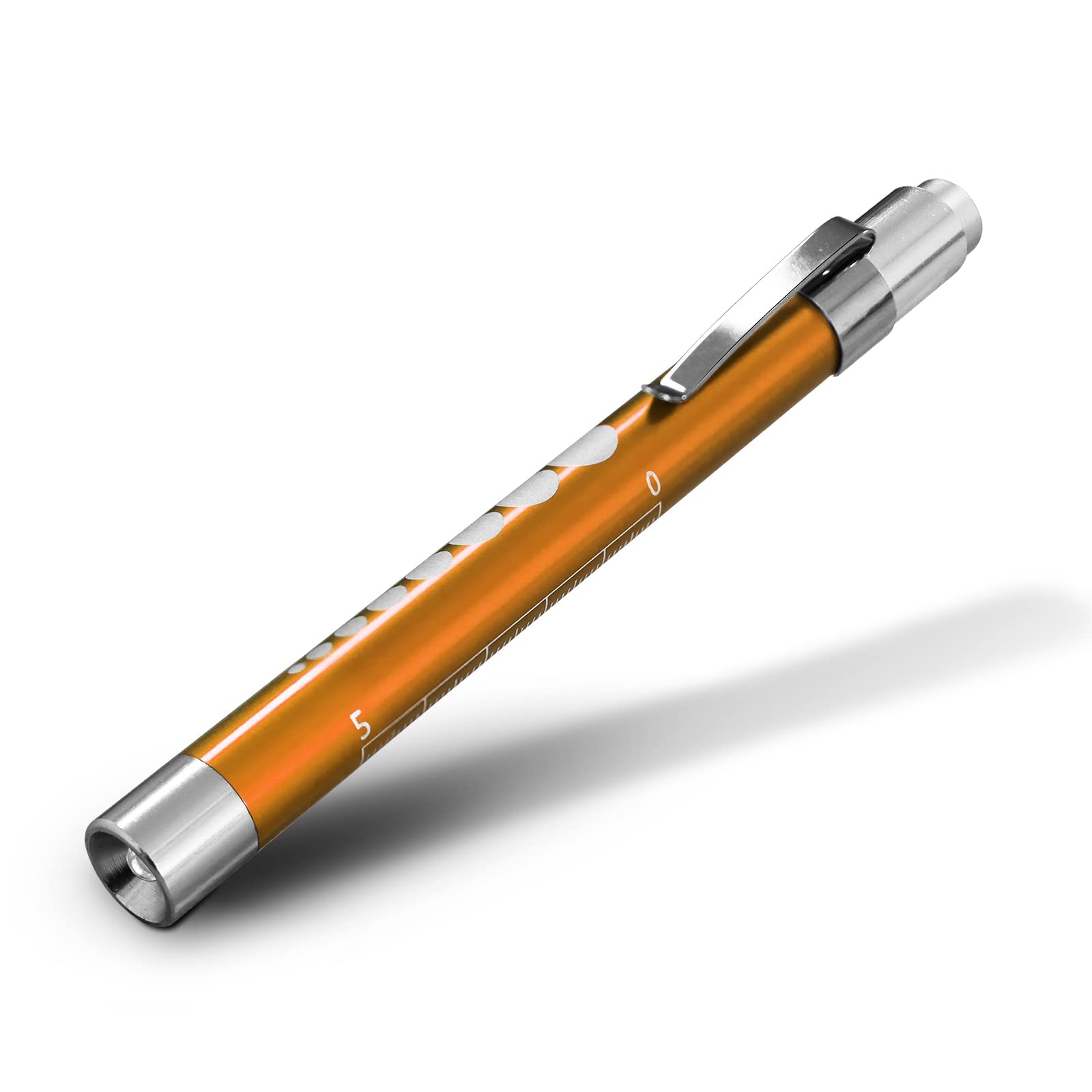 RE-GEN Doctors Nurses Reusable Aluminium LED Pen Light Diagnostics Inspection Penlight Pocket Torch Flashlight (1, Gold)