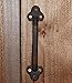 DR QUALITY DÉCOR Iron Pull Handle for Doors Set of 2 Rustic Style for Barn Doors, Gates and More