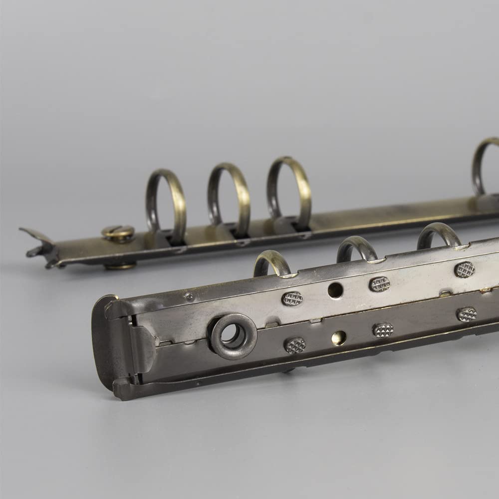 Binder 1.5 Inch PATIKIL A5 3 Hole Ring Binder Mechanisms, 5 Set 1.97" D Ring D Ring Binder