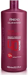 Água Oxigenada Cremosa Amend Color Intensy, Descolore E Auxilia No Tingimento Dos Cabelos, Uso Profissional, Promover A Oxidação Nos Processos De Coloração Ou Descoloração (40 volumes, 950ml)