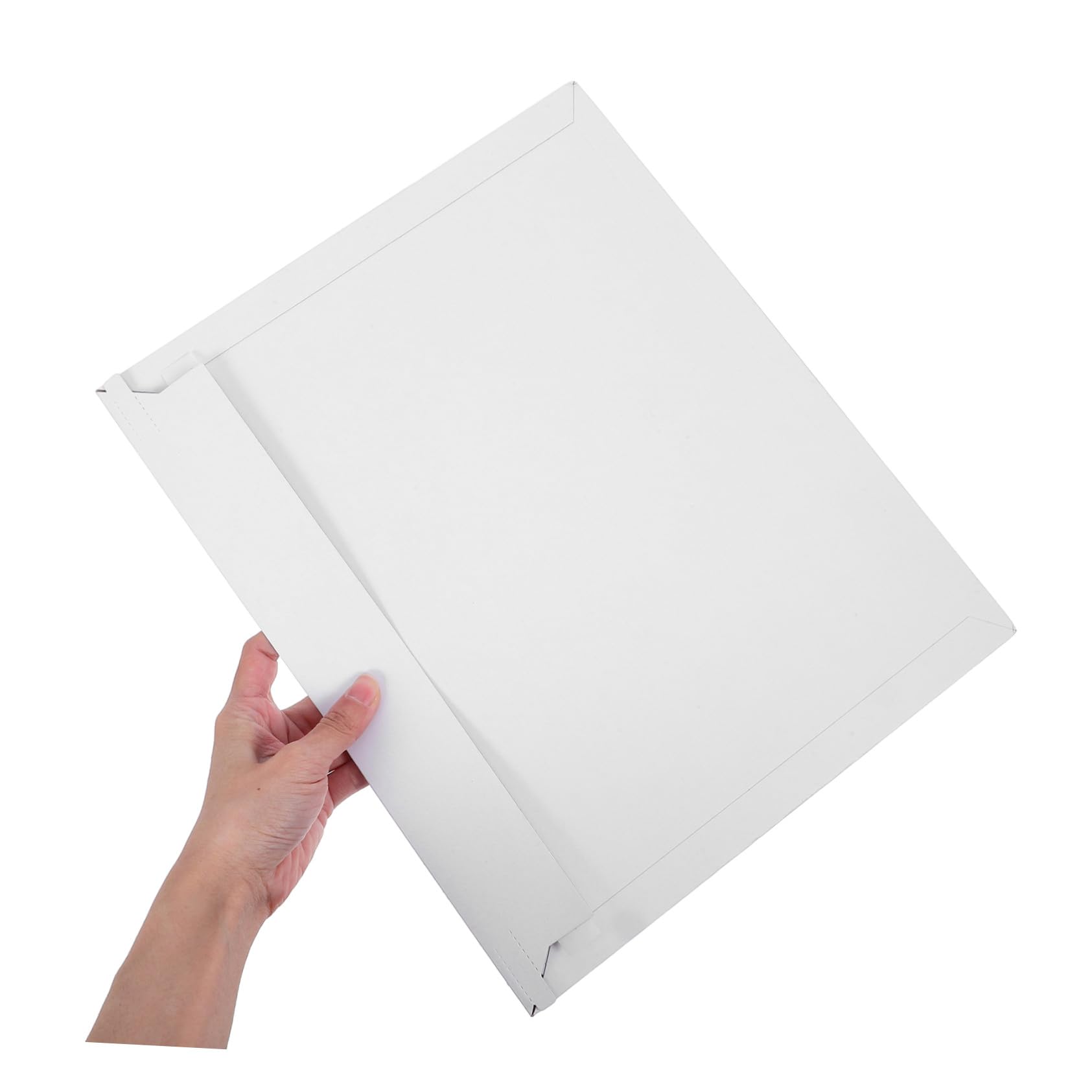 OSALADI 20pezzi Buste Per Spedizioni Postali Autosigillanti in Cartone Bianco Impermeabili e Resistenti Per Documenti Fotografici Certificati e Piccoli Oggetti