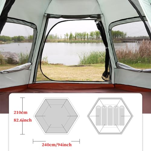 Carpa Instantánea Pop Up para 3-4 Personas Verde miniatura 7