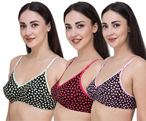 Image of Fasense Women's Wire Free Non Padded Cotton Bra