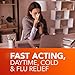 Vicks DayQuil Severe Cold & Flu Liquid Medicine, Daytime Relief for Headache, Fever, Sore Throat, Minor Aches & Pains, Chest Congestion, Stuffy Nose, Nasal Congestion, Sinus Pressure, & Cough, 2x12oz