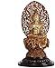 LIUSU Scultura, Figurine Ornamenti Zen Regali Collezione BuddhStatue Quan Yin Statua Ornamentale Kwan Yin Dea della compassione e della Misericordia Ornamenti Dorati da 12,4 Pollici (Color : Default)