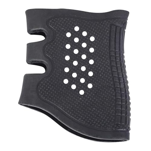 Tactical Anti-Slip Rubber Pistol Grip Glove for G17 G19 G20 G21 AK/M4 Holster Handgun Cover Airsoft Gun Sleeve(Black)