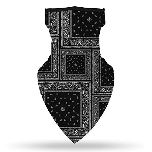 Face Mask Neck Gaiter Shield Scarf Bandana Face Mask Seamless UV Protection and Windproof Hanging Ears Face Mask for Men Women Motorcycle Cycling Riding Skiing Party（Broken flower-4）2