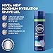 NIVEA MEN Maximum Hydration Shave Gel, with Aloe Vera and Provitamin B5, Shaving Gel for Men, 7 Oz Can, Pack of 3