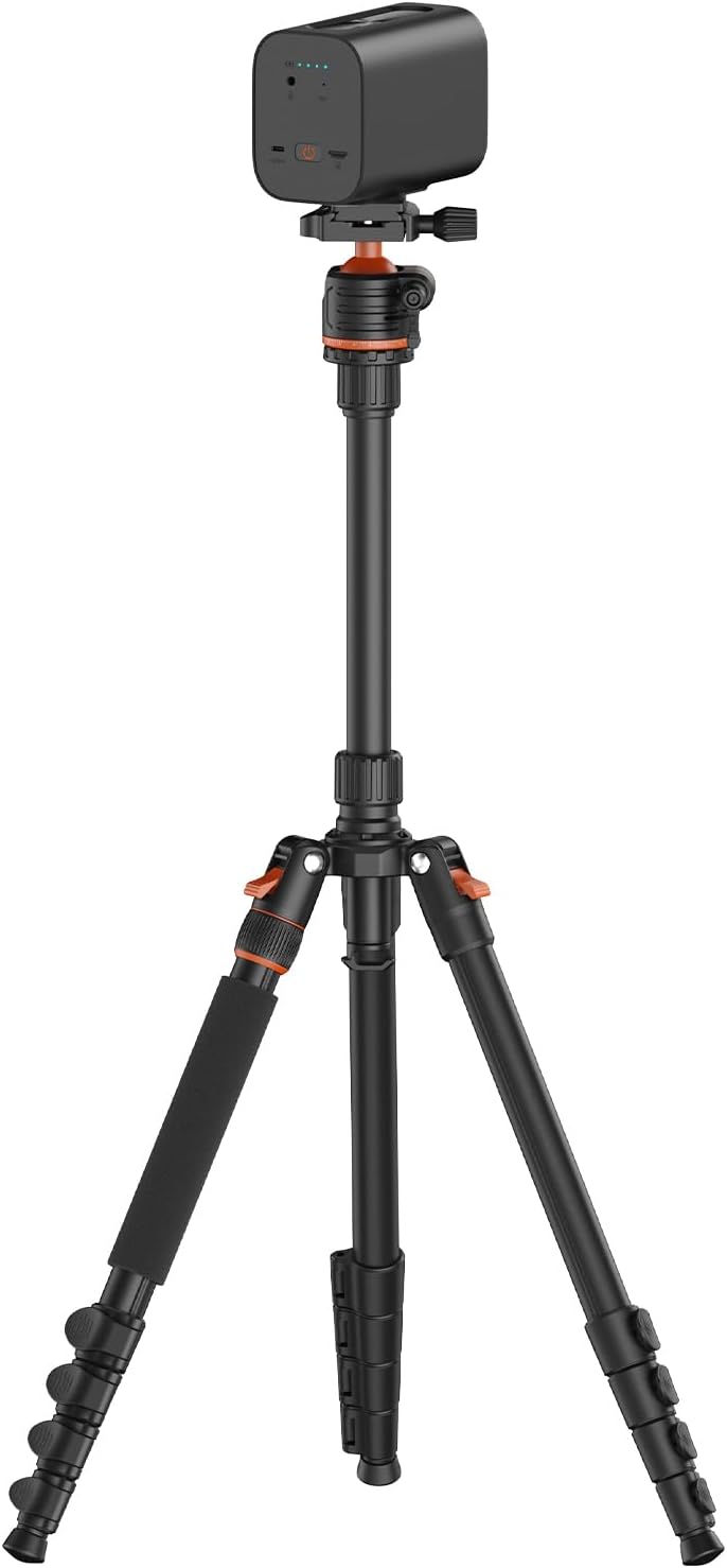 NearStream VM33 Wireless Streaming Camera & Adjustable 72" Tripod Bundle, 2K Live Streaming Camera with Heavy Duty Stand for YouTube, TikTok, Zoom, Video Recording
