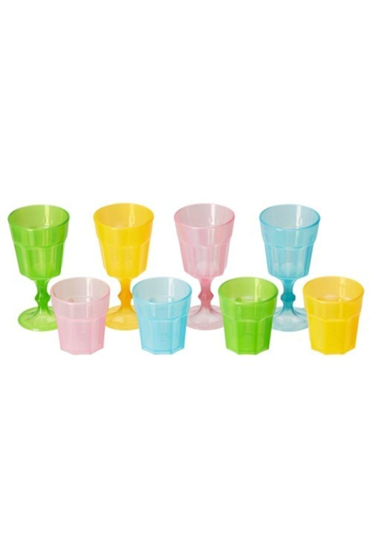 IKEA Duktig Oyuncak Bardak Çok Renkli, 8 Adet Minyatür Bardak HOPKEC190689