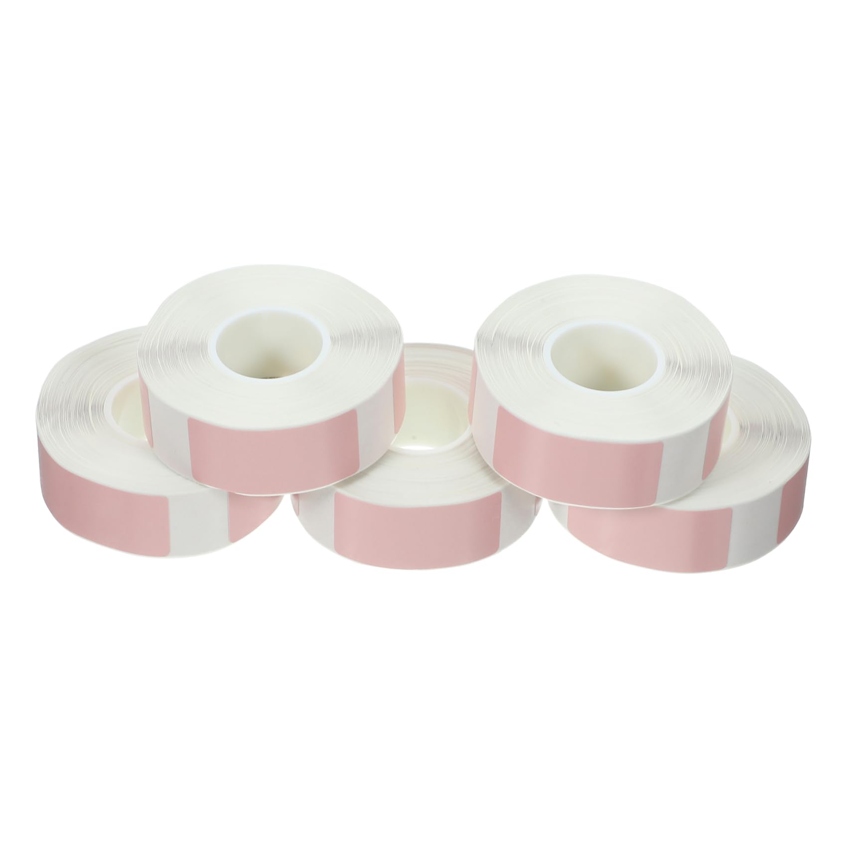 Tofficu 5 Ensembles Autocollant D'étiquette Étiquette Autocollantes Etiquettes Autocollantes Étiquette Vierge Thermique Point Étiquette Collante Livrer L'étiquette Rose 5 Rouleaux * 5
