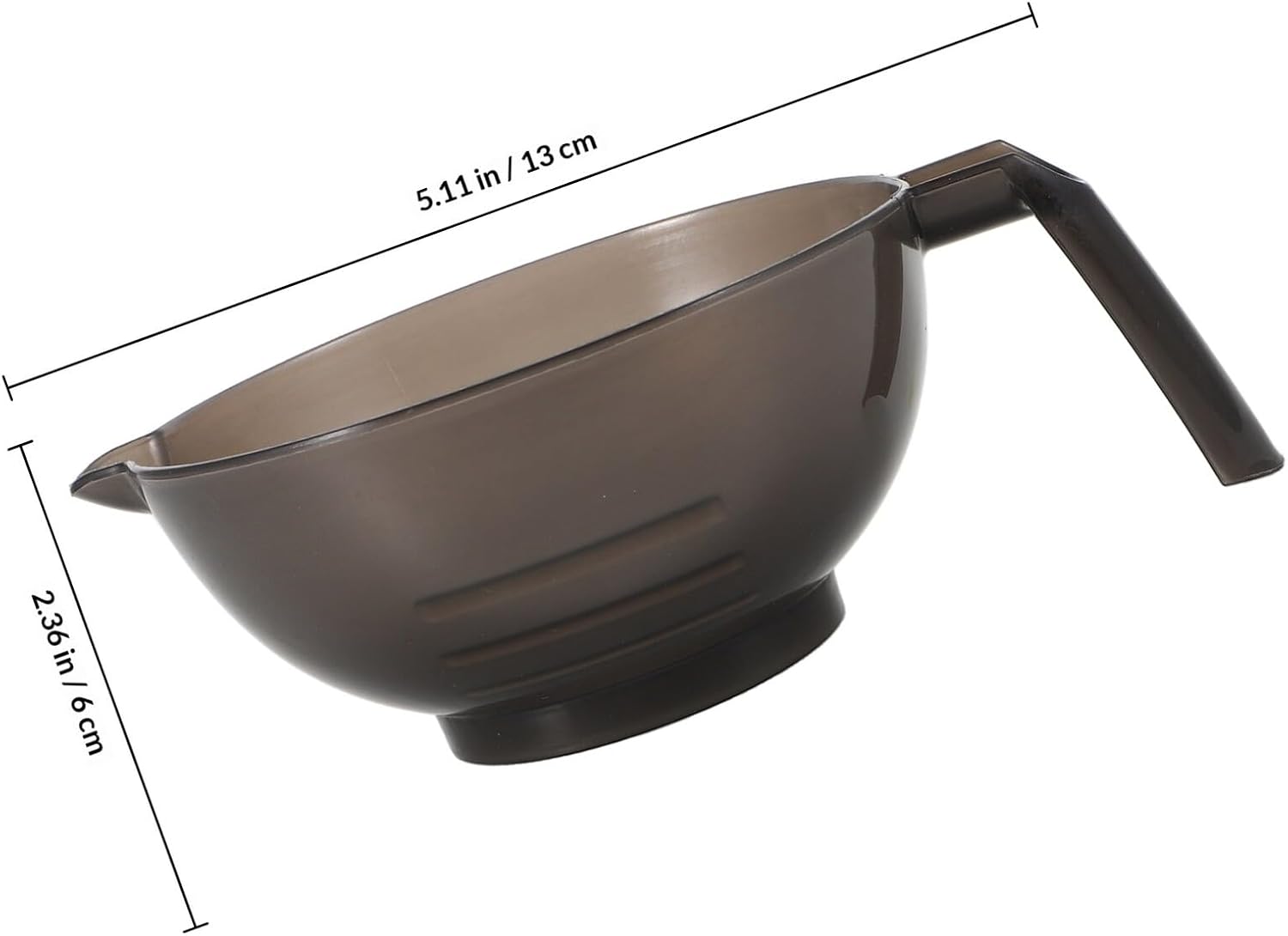 Hair Color Mixing Bowl Hair Dye Making Bowl Large Capacity Black for Professional and DIY Use