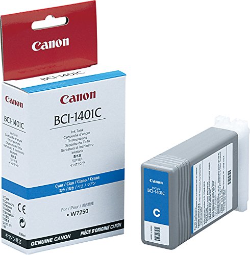 Cartouche Canon BCI1401C cyan pour éviter les buses bouchées et coulures