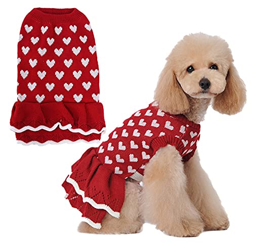 See full amazon price history chart for BUSHIKO Small Dog Warm Cute Heart Dog Sweater Dress | Pet Beautiful Princess Style Tutu Dress | Female Girl Dog Puppy Cat Soft Knitwear Pullover (Size: 2XL, Chest: 50-55 cm) BUSHIKO Small Dog Warm Cute Heart Dog Sweater Dress | Pet Beautiful Princess Style Tutu Dress | Female Girl Dog Puppy Cat Soft Knitwear Pullover (Size: 2XL, Chest: 50-55 cm) (B09M7MV5TS) Amazon Price History, Amazon Price Tracker